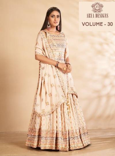 Arya Vol 30 By Arya Designer Wedding Partywear Heavy Work Gown Collection